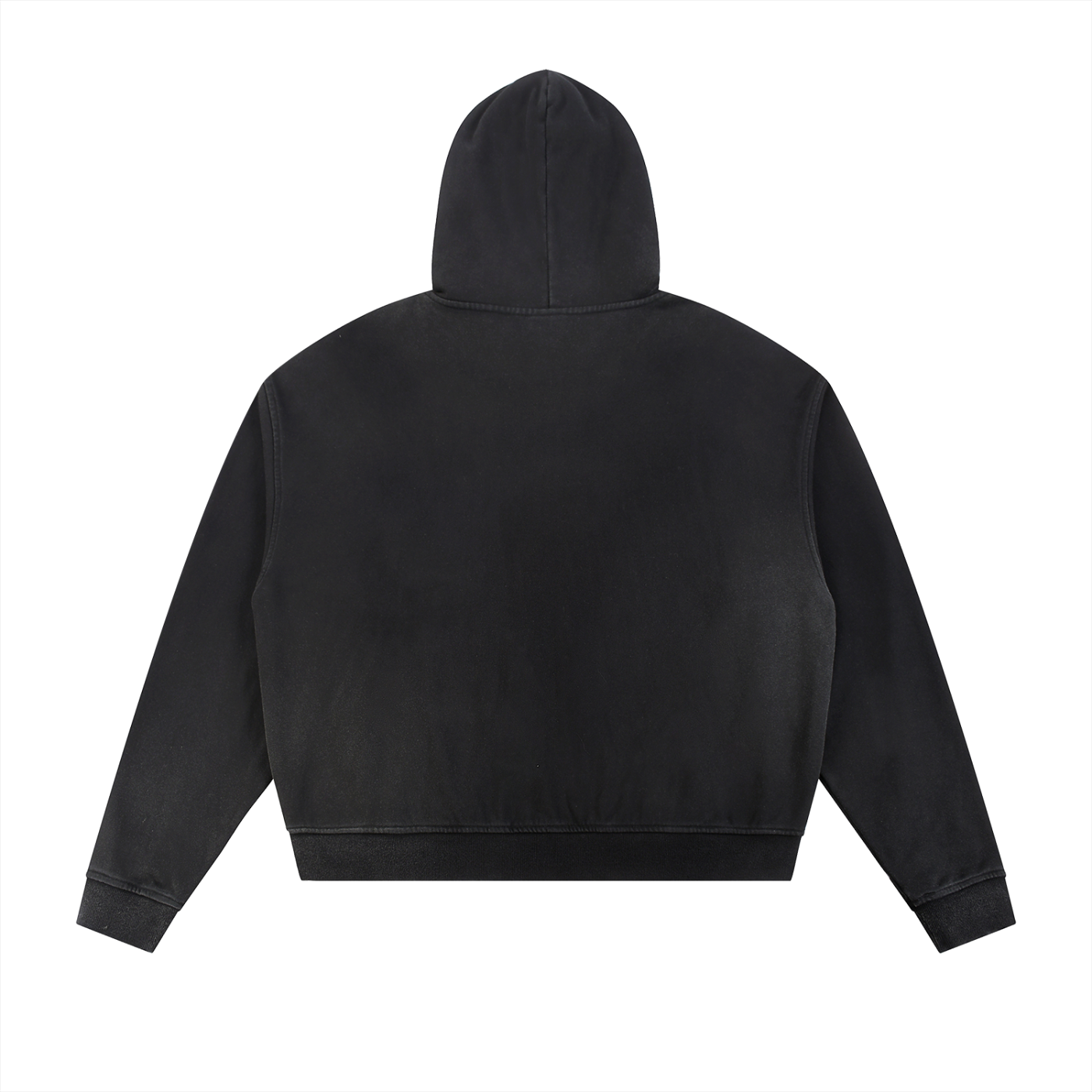 Fade Edge Zip Hoodie