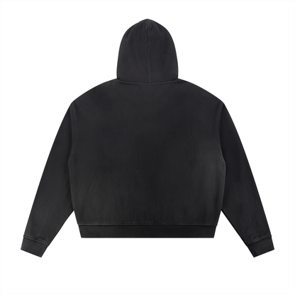 Fade Edge Zip Hoodie