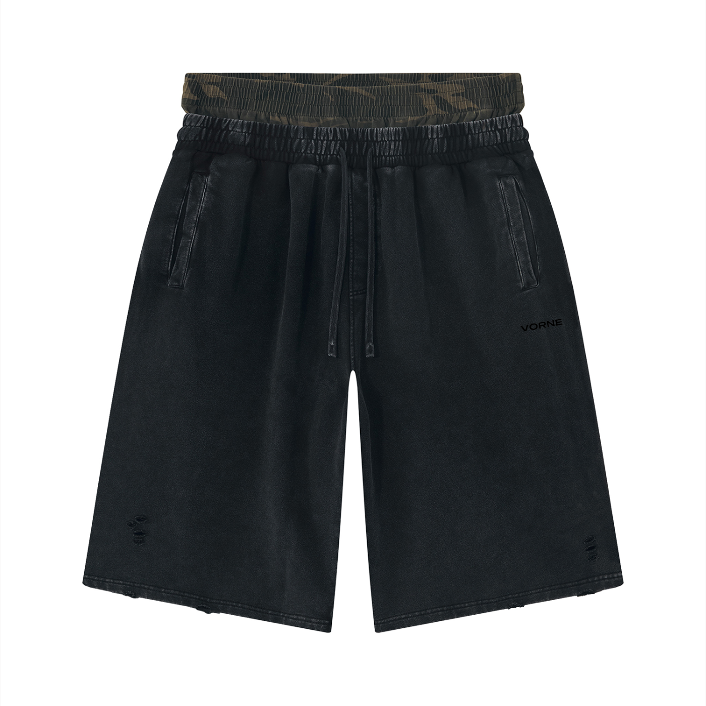 Camo Wide Leg Shorts