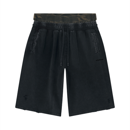 Camo Wide Leg Shorts