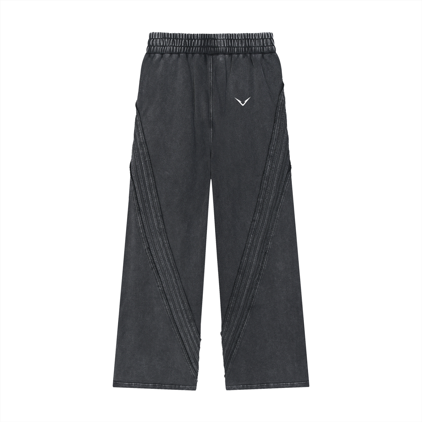 Snow Washed Tape Raw Edge Sweatpants