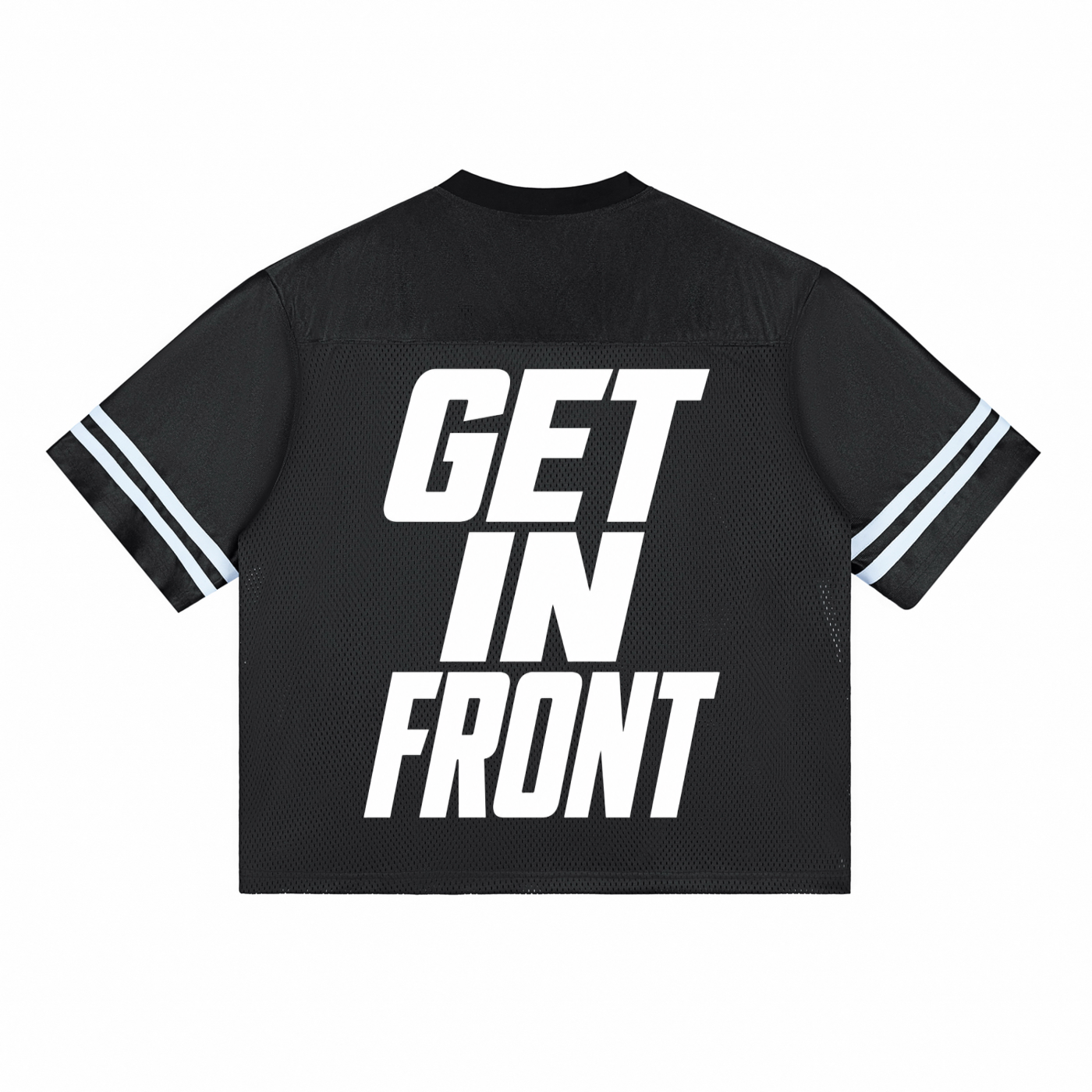 Get In Front Taped Mesh Tee
