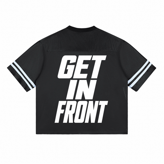 Get In Front Taped Mesh Tee